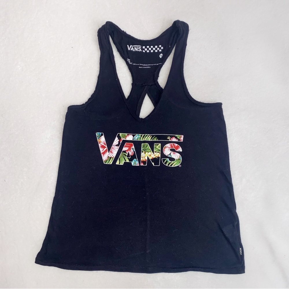 ⭐️3/$20⭐️ Black Vans Racerback Tank Top